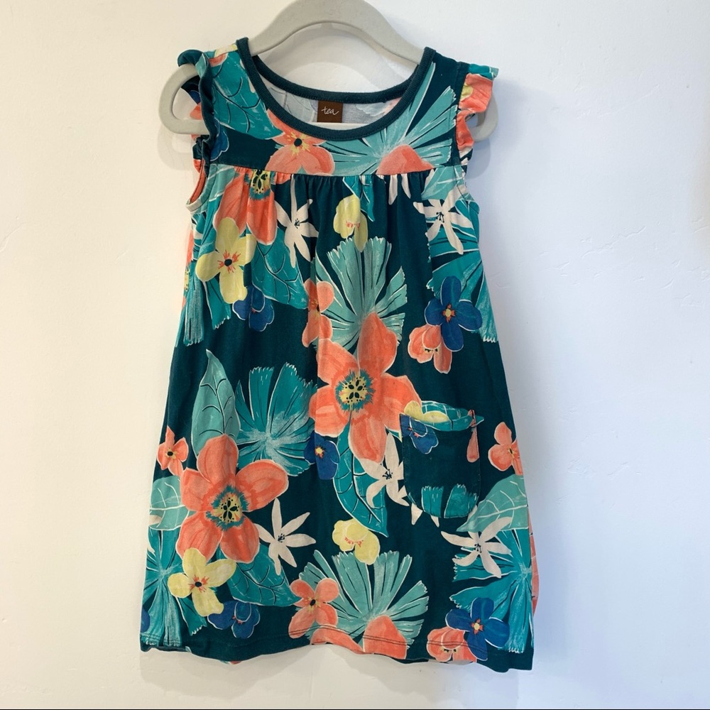 Tea 5 Floral Mighty Mini Dress